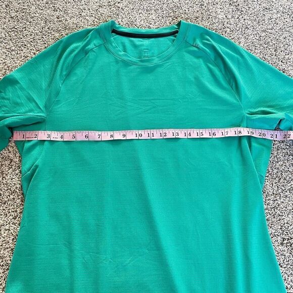 Lululemon Men’s Drysense Short Sleeve Shirt in Maldives Green - Picture 7 of 11